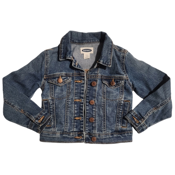 KIDS SIZE XS(5) OLD NAVY DENIM JACKET - Picture 1 of 4